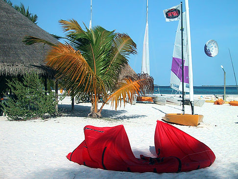 Foto Der weiße Sandstrand der Malediven - 