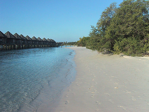 Fotos Der weiße Sandstrand der Malediven | 