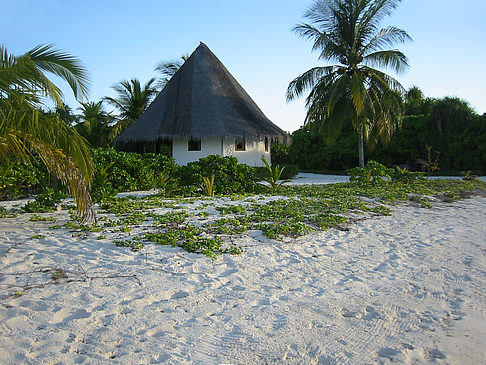 Gebäude am Strand