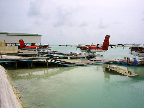 Flughafen für Wasserflugzeuge Foto 