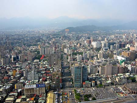 Blick vom Taipeh Tower