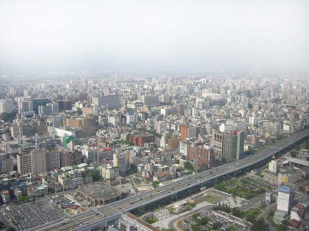 Blick vom Taipeh Tower