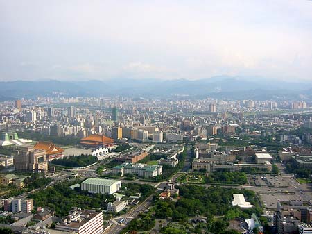 Blick vom Taipeh Tower