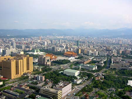 Blick vom Taipeh Tower Foto 