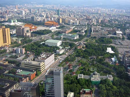 Blick vom Taipeh Tower Foto 