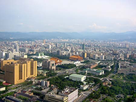 Blick vom Taipeh Tower Fotos