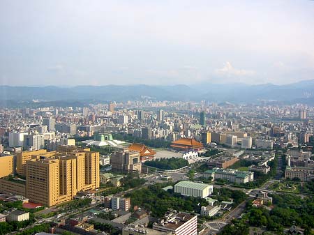 Blick vom Taipeh Tower