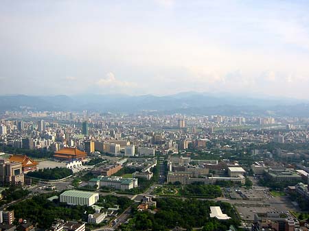 Blick vom Taipeh Tower Foto 