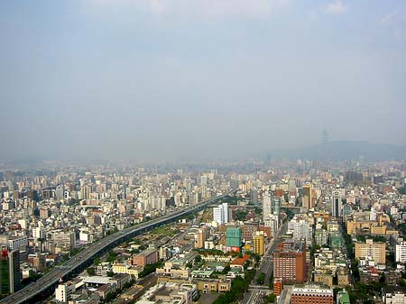 Blick vom Taipeh Tower Fotos