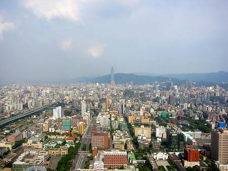 Blick vom Taipeh Tower Foto 