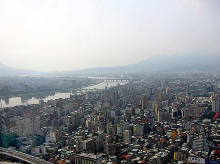 Blick vom Taipeh Tower