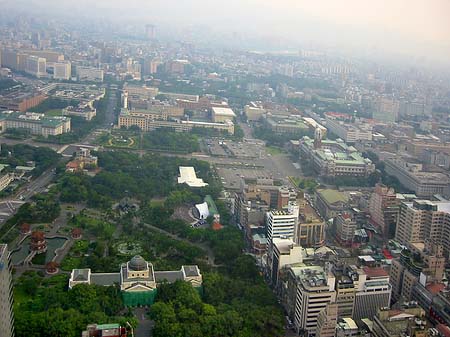 Blick vom Taipeh Tower