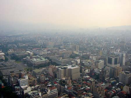 Blick vom Taipeh Tower Fotos