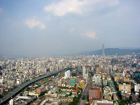 Blick vom Taipeh Tower Fotos